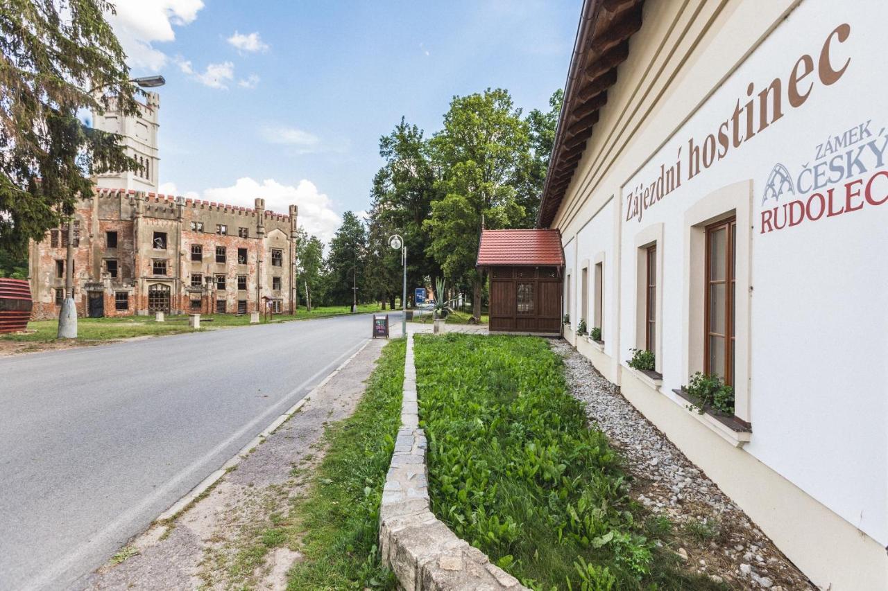 Pivovar A Penzion Grasel Cesky Rudolec Exterior foto