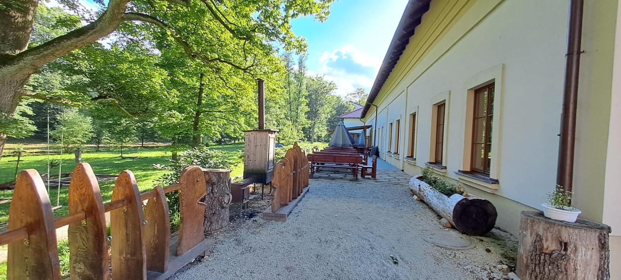 Pivovar A Penzion Grasel Cesky Rudolec Exterior foto